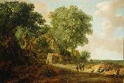 Jan van Goyen Landscape with Cottage and Figures Germany oil painting artist